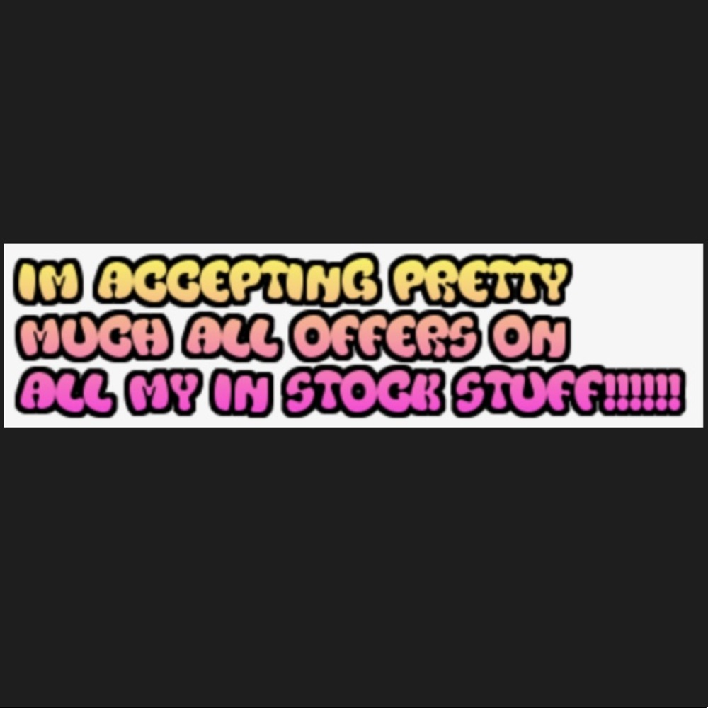 MAKE AN OFFER!!!!